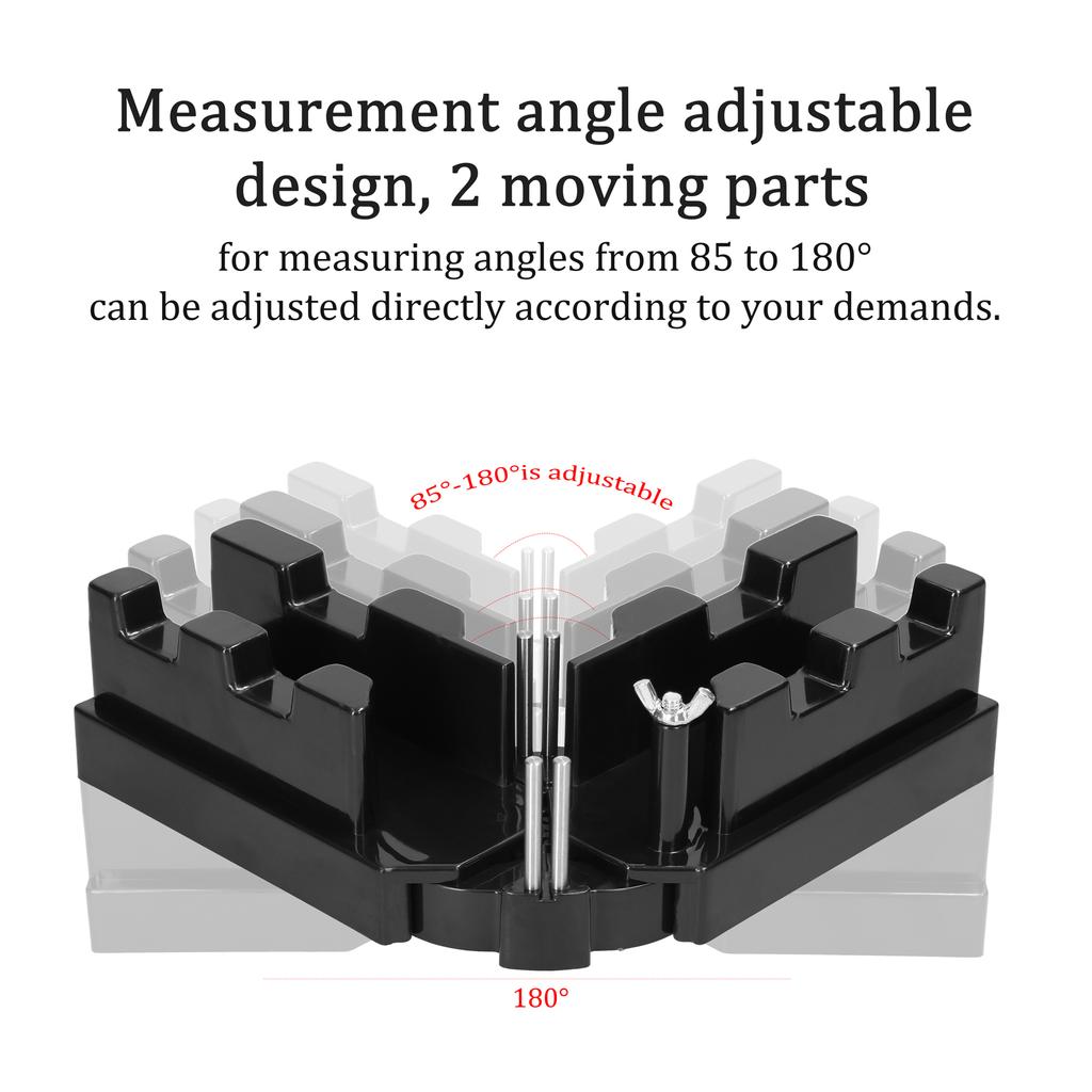 2in1 Functional Mitre Measuring Cutting Tool 85 180 degrees  Angle Adjustable Corner Clamp Wood Angle Clamps Holder and