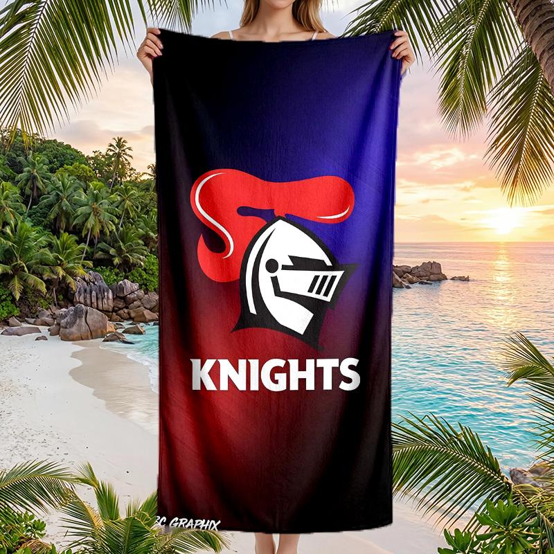 Knights Fashion Beach Towel: Ideal for Summer Adventures Soft, absorbent and quick drying suitable for swimming and bathing