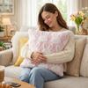 Jacquard Plush Pillow Case Cartoon Rabbit Throw Pillowcase Easter Pillow Covers  Sofa Couch