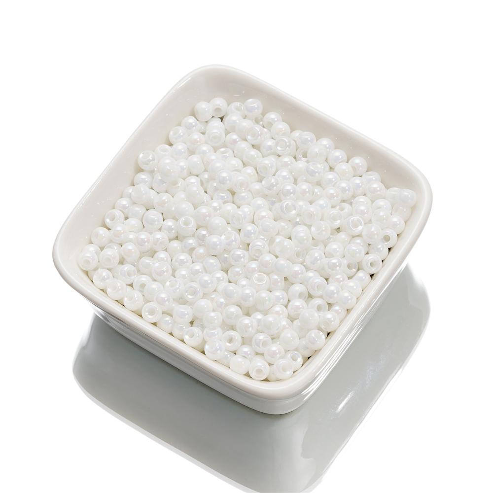 10g/pack 4mm Glass Round Shape Loose Spacer Seed Beads For Jewelry Making DIY Charm Bracelet Earring Necklace Accessories