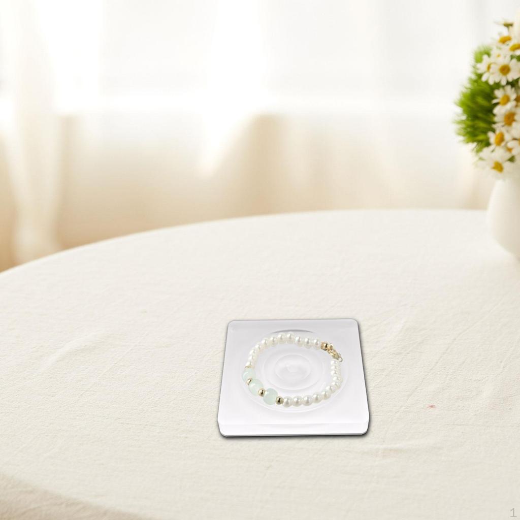 Acrylic Bangle Pendant Display Tray, Versatile for Store Displays, Lightweight Jewelry Organizer,