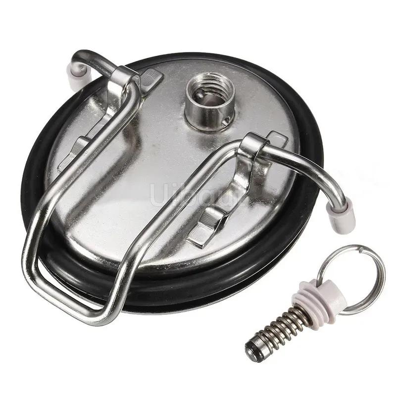 Coperchio di Ricambio per Fusto Soda Soda Cornelius con Valvola di Scarico Pressione 304, Tappo Fusto Sigillato Birra Fatta in Casa Birra Fusto Ball Lock Birra da Fermentazione