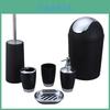 Badezimmer-Accessoires-Set Sechs Teile Kunststoff Zahnbürstenhalter und Becher Organizer für Zuhause und als Geschenk