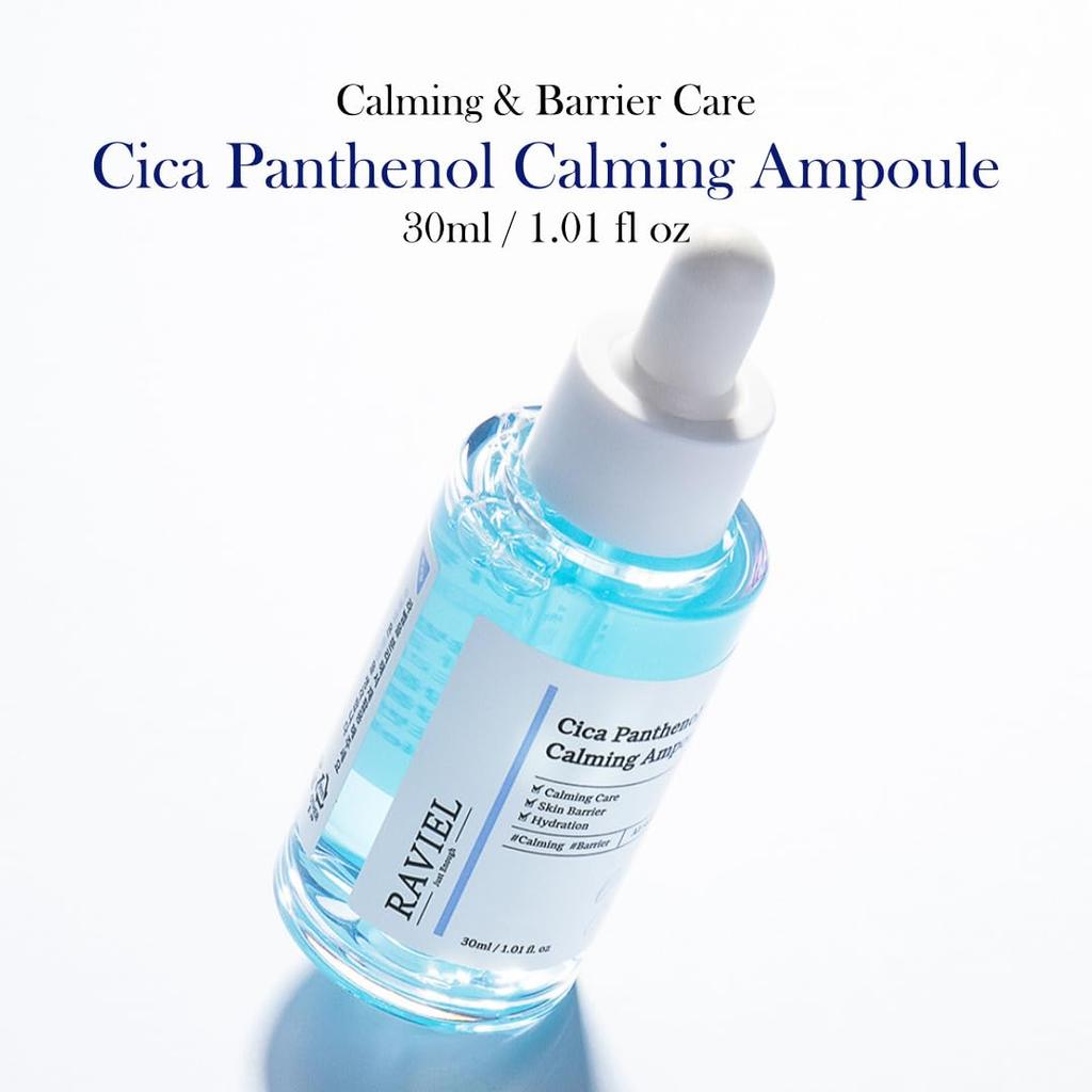 RAVIEL [Rapid Soothing] Centella Trouble Calming Panthenol Low-Irritation Barrier Strengthening Cica Ampoule 30ml