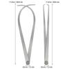 2Pcs Caliper Set Steel Hardened Polished Points Measuring Tool for Carving Sculpting Shaping Sculpture Modeling