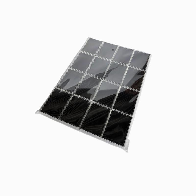 Transparent Square Box for Loose Diamonds and Colored Gems - Display, Storage, Collection