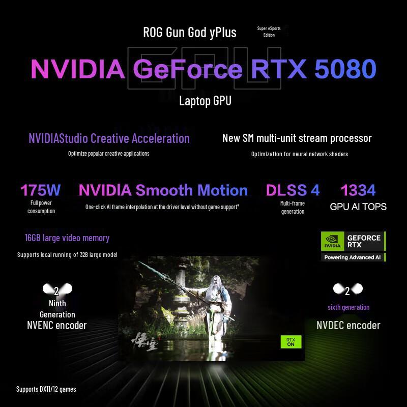 ASUS ROG Strix Scar 9 Plus Super Competition Edition 18-inch Gaming Laptop (CN version)