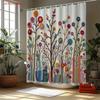 Bunte Handgehäkelte Blumen Duschvorhang Blumenstoff Badezimmer Dekoration Mit Haken Für Badewanne Fenster Wand Ganzjährig