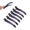 6 PCS Non Slip Professional Hair Clip Portable Design Salon Hair Clip Hair Clamp  Home Salon