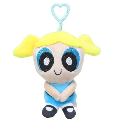 [SK Japan] Powerpuff Girls [Mascot] Plush Keyring  Bubbles