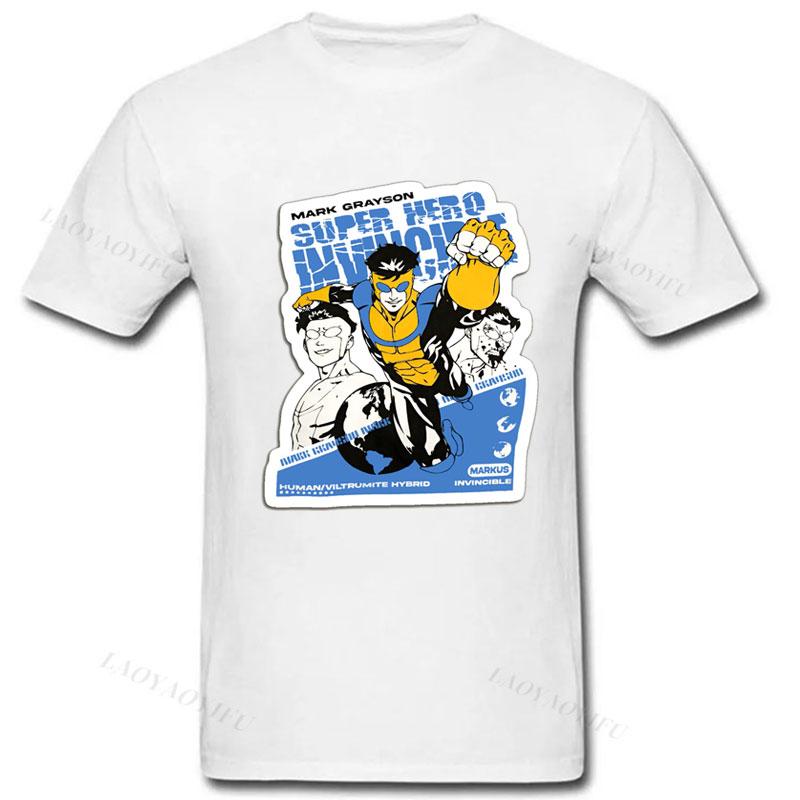 Unisex Women New Fashion Hot Selling Gamer Y2k Clothes Atom Eve Invincible Mark Grayson Essential TShirts Polyester Unisex T Shirt