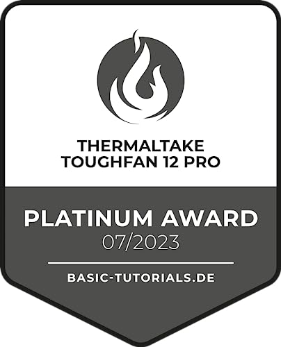 Thermaltake TOUGHFAN 12 Pro, No LED, High Speed, High Wind Pressure, 5-Year Warranty Model, 1-Pack, CL-F139-PL12BL-A, FN2010