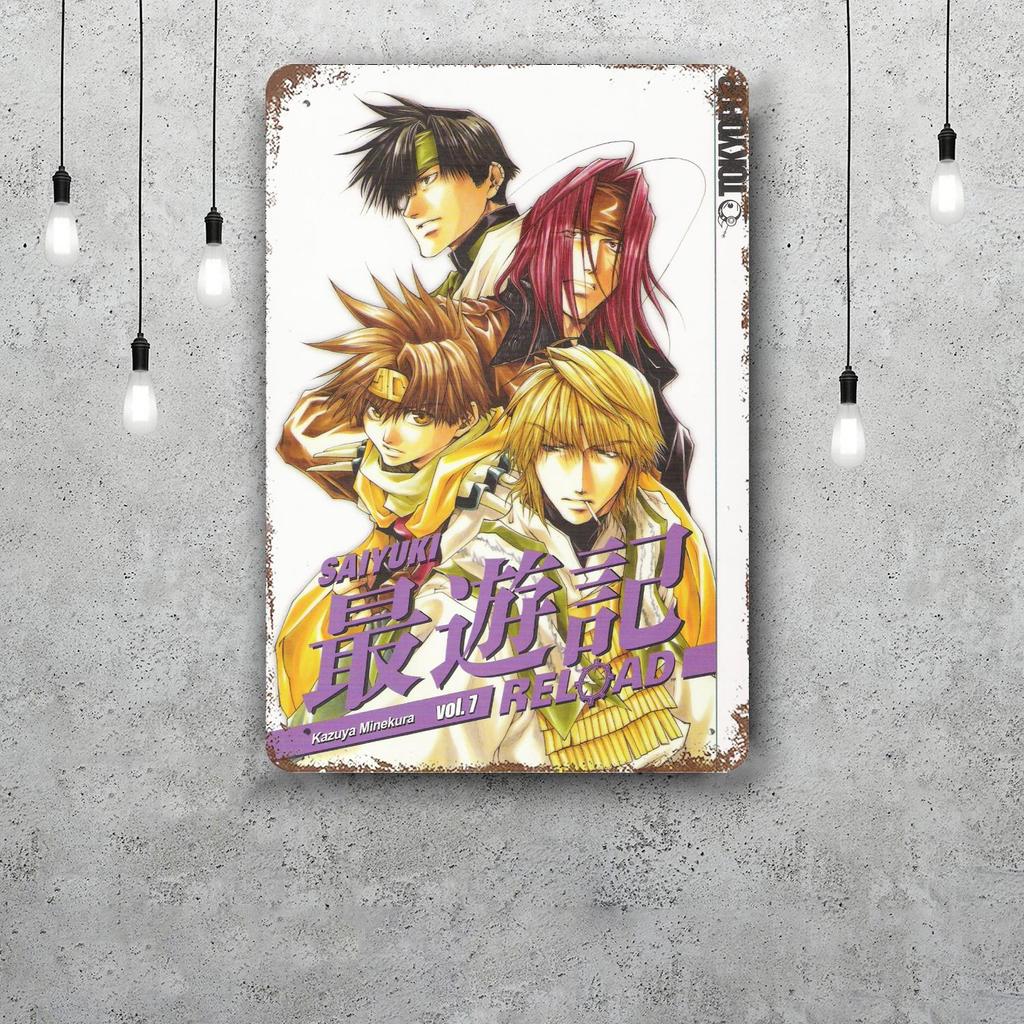 saiyuki Decor Vintage Metal Signs Tin Signs Captain Poster Decor for Bar Pub Club Man Cave Wall Decoration
