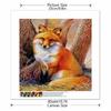New Arrival 5D DIY Full Circle Diamond Painting "Fox" Embroidery Cross Stitch Home Decor Gift