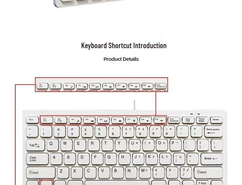 K1000 Wired USB Mini Chocolate Keypad Keyboard