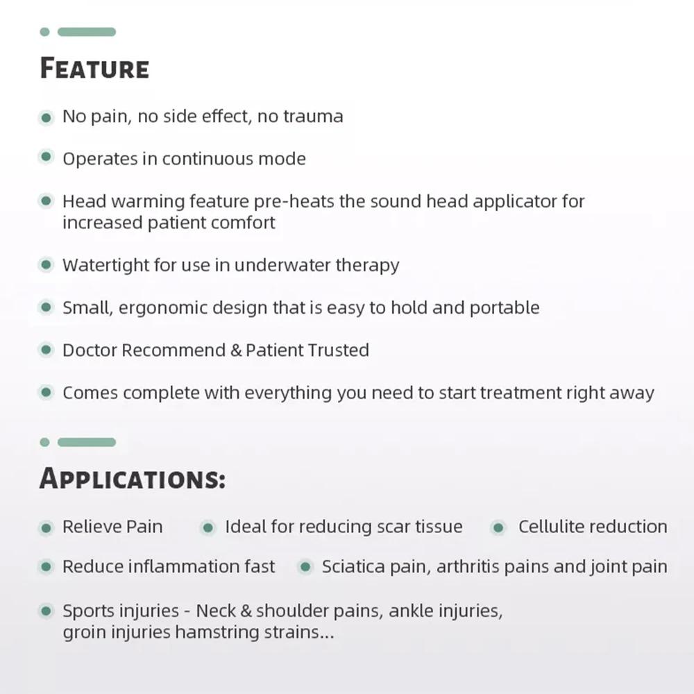 Ultrasound Physiotherapy Equipment Muscle Stimulator Massager For Arthritis Waist And Body Pain Relief Home Use