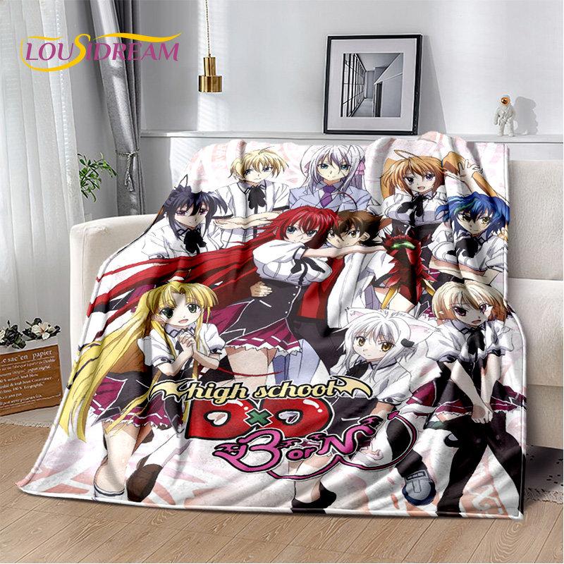 Anime High School D×D Sexy Soft Plush Blanket,Flannel Blanket Throw Blanket for Living Room Bedroom Bed Sofa Picnic Cover Kids