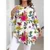 Elegante Oberteile für Plus-Size-Damen - Rundhals-Shirts mit dezentem Durchblick