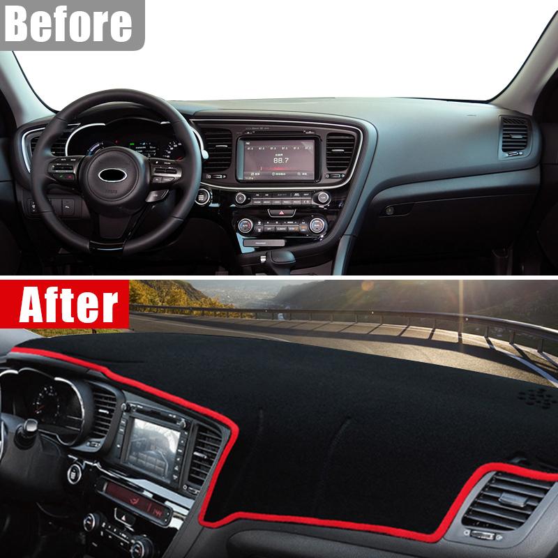 For Kia Optima K5 2011 2012 2013 2014 2015 Car Dashboard Cover Mat Dash Board Sun Shade Pad Anti-UV Non-Slip Case Accessories