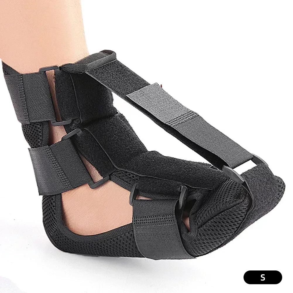

Adjustable Plantar Fasciitis Night Splint Drop Foot Orthotic Brace - Elastic Dorsal Stretch Strap For Rehabilitation
