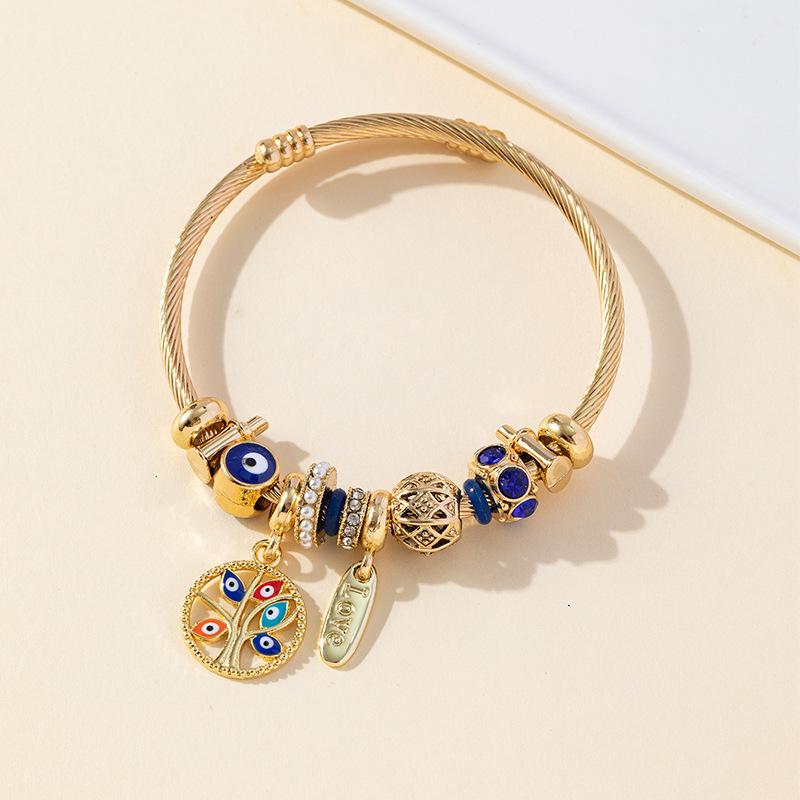 Fashion Multi-Element Rhinestone Beaded DIY Bracelet Jewelry