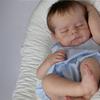 50cm Reborn Baby Dolls Realistic Soft Touch Cloth Body Full Vinyl Optional Newborn Dolls Rooted Hair Cute Cuddly Simulation Doll Kids Education Toys