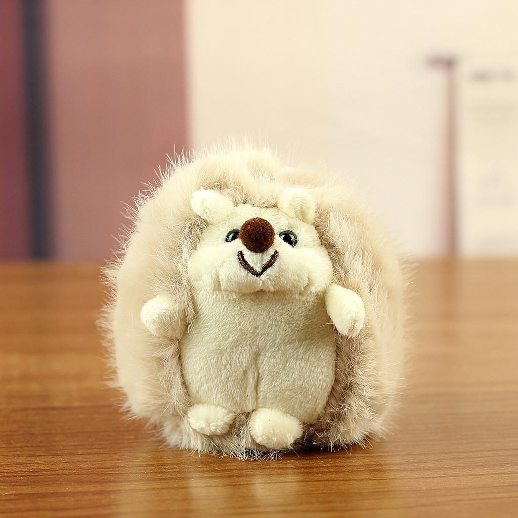 Animal Plush Hedgehog Pendant With Polyester Fiber Filling For Gift And Decor