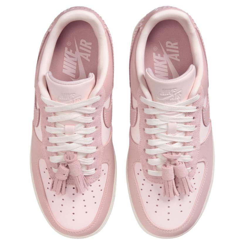 Nike Air Force 1 Low Pink Oxford Tassels Women's Sneakers IB4654-661