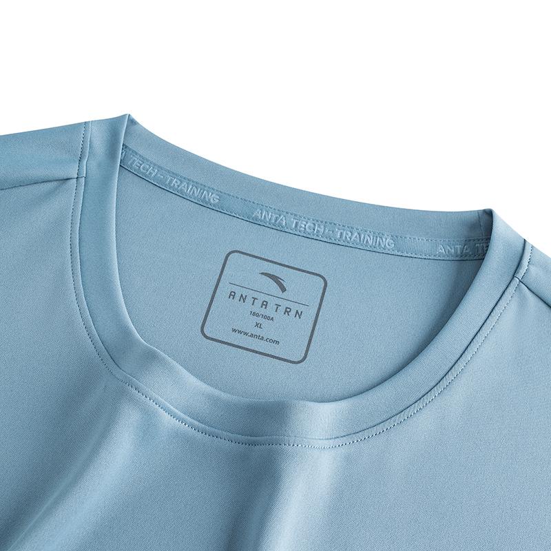 Anta Moisture Wicking Quick Dry Running Training Simple Fashion Sports T-Shirt Men Tops 952537103-2