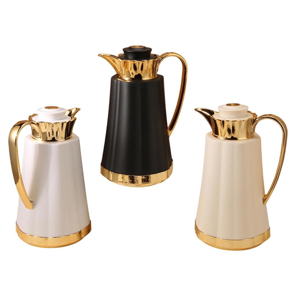 Arabic Insulated Thermal Coffee Carafe, Household Glass Liner Portable Ornament ,Arabic Insulated Kettle Vacuum Pot for Home,