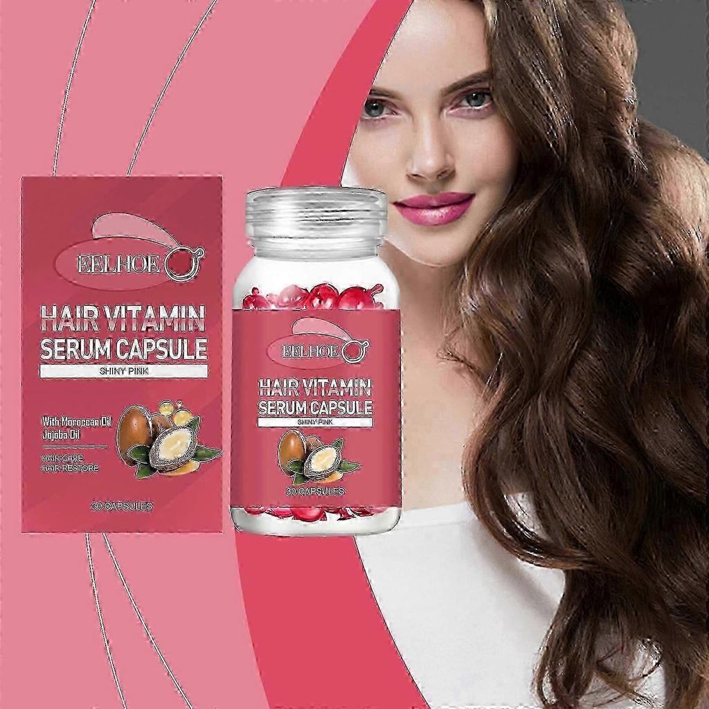 EELHOE Hair Care Oil Capsules Relieve Dry Hair, Frizzy and Split Ends, Smooth Care Hair Care Oil