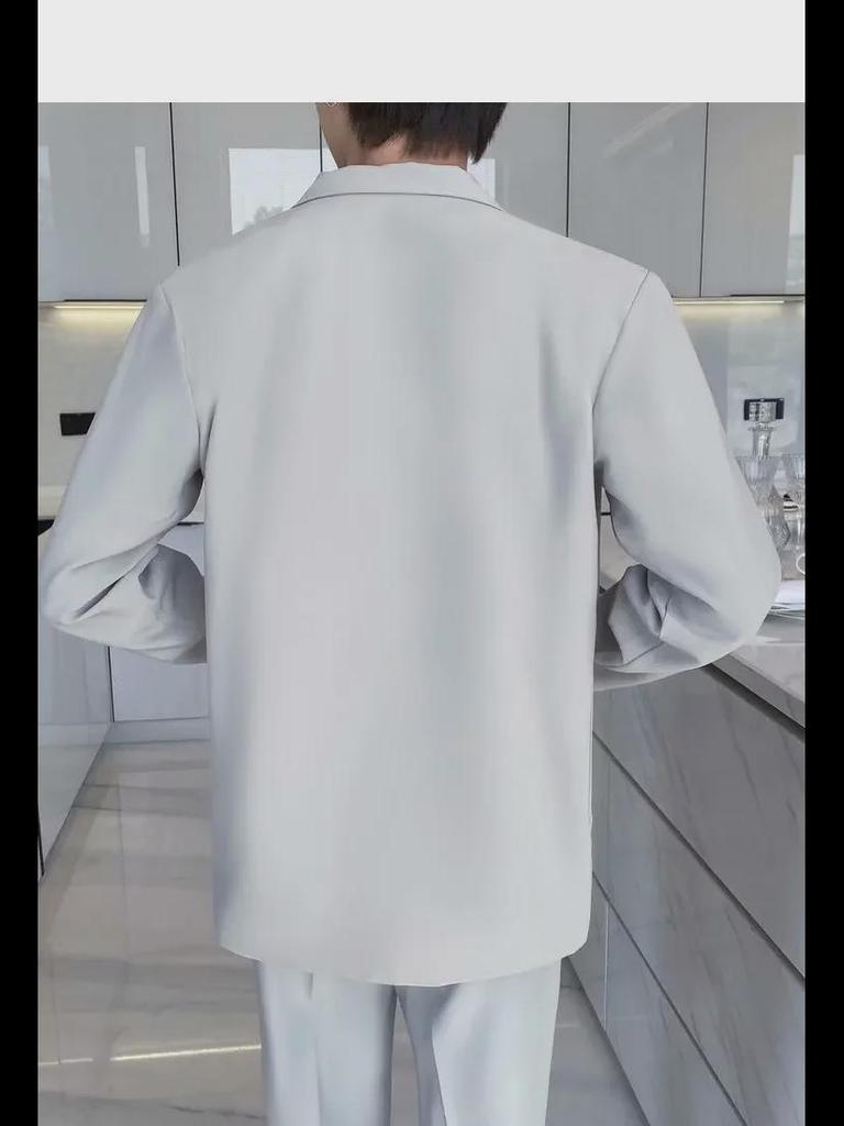 Men's Korean Style Casual and Trendy Single-Sleeve Jackets