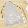 Clear Drawstring Bag Transparent Storage Bag for Sports Events Concerts Travel Lunch School Office Quick Security Check Large