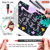 Shuttle Art Acryl Marker Penseel Fijne Punt Dubbel 48 Kleuren acrylverf geschikt voor gebruik op en Perfect voor handgemaakte DIY kunst en cadeau Pennen, & Pen, Set.