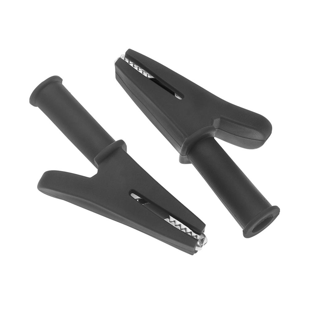 1000V 20A Clips Banana Socket Test Clip Opening 10mm 4mm Banana Socket Clip Ergonomic Non-slip Grip Flexible Testing Connection