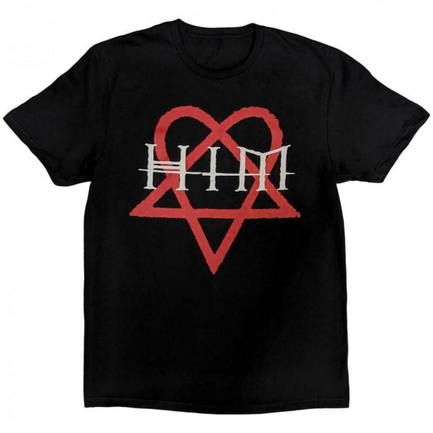 

Him Unisex Adult Heartagram T-Shirt S разноцветный