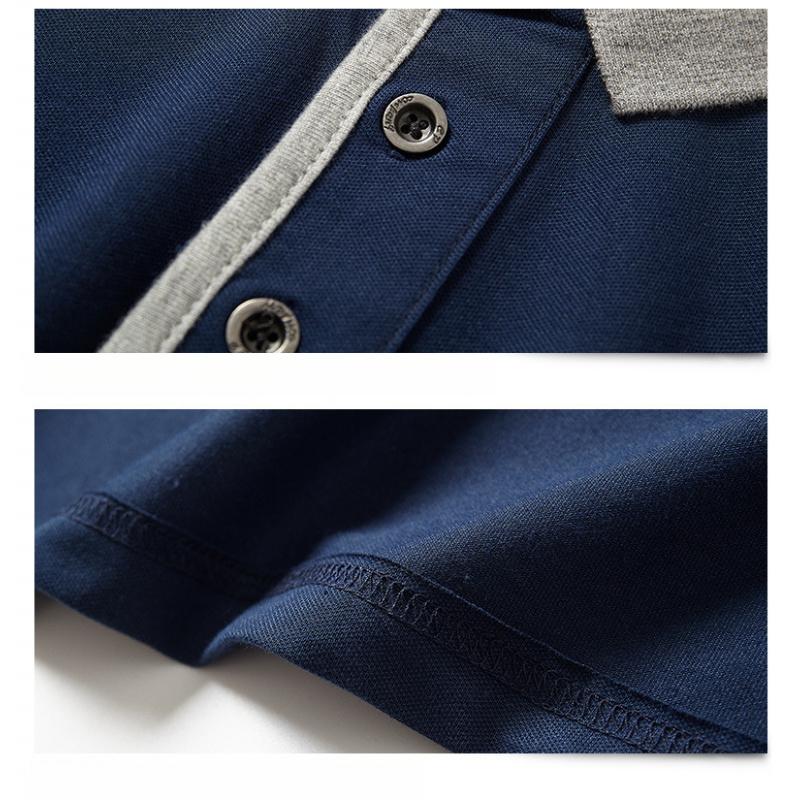 Men'S T-Shirt Plus-Size Short-Sleeved Polo Shirt For Young And Middle-Aged Men Cotton Sweat-Absorbing Business Casual Half-Sleeve Polo Shirt