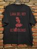 Lana Del Rey Ultraviolence Album Grafik Unisex Schwarzes Baumwoll-T-Shirt
