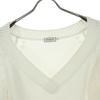 MAX&CO Long sleeve V neck knit L white Women Used