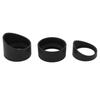 3pcs Microscope Eyepiece Eyeshields Soft Rubber Eyepiece Covers for AmScope SW SM ZM Microscope