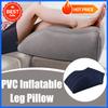 Aufblasbares Beinpolster für verbesserte Blutzirkulation, Tragbar & Verstellbar, Dunkelblaues Nylon-Bezug, Ideal für Zuhause, Reisen