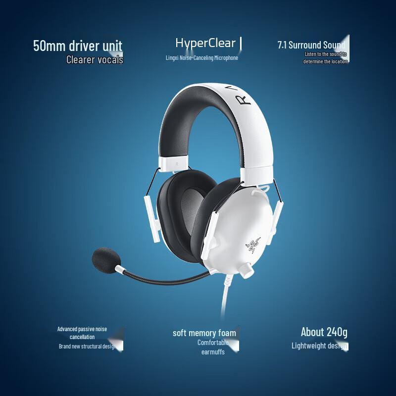 Razer BlackShark V2 X Wired Gaming Headset