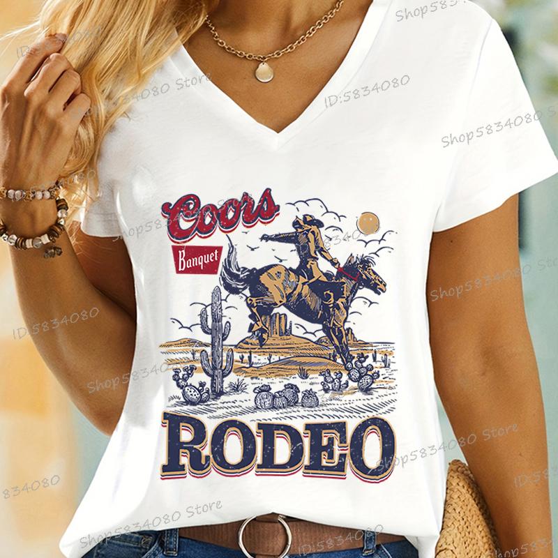 Rodeo 90s Cowboy Shirt Cool Rodeo Classic Tops Gift for Cowgirls Trendy Rodeo Graphic Western Clothes Western Cowboy T-Shirt XL