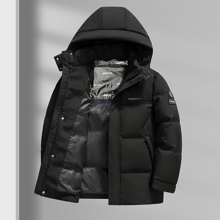 2025 Herren Winter Verdickte Daunen-Pufferjacke – Warm, Lässig, Modisch Kälteschutz