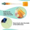 2026 Hot!! Bottle Brush Cleaner Water Bottle Brushes for Cleaning, Straw Brush Cleaner Extra Long Cleaners, 5-in-1 Bottle Scrubber Brush for Coffee Ma