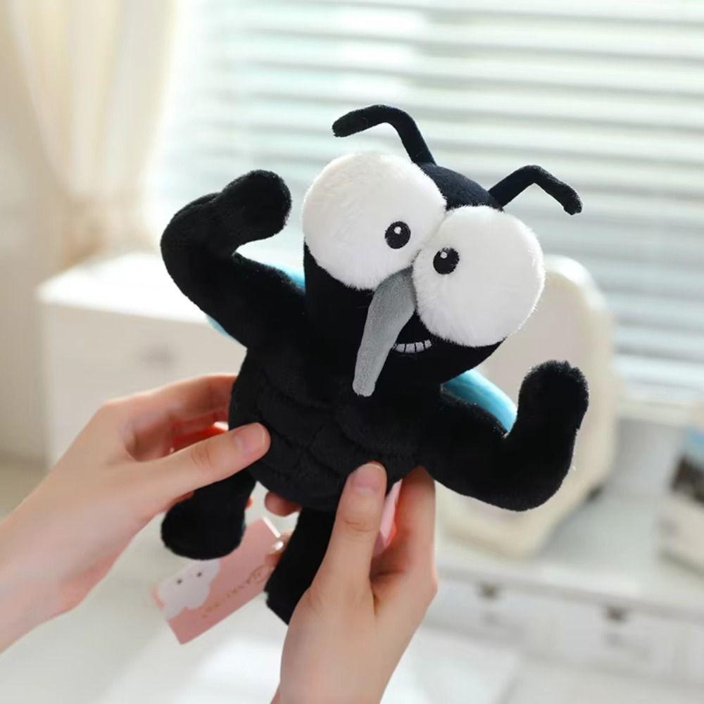 Funny Design Stuffed Mosquito Doll Muscular Style Insect Plush Toy  Home Decor