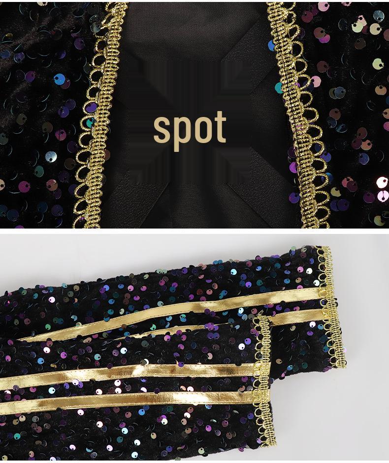 Costume de Cosplay Anime Chasseur de Démons - Tenue de Performance Noire et Or pour Lumi, Zoe, Mila