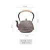 Iron kettle, handmade cherry blossom pattern pig iron pot, teapot, improves water quality, uniform heat conduction, iron supply pot, open fire, IH