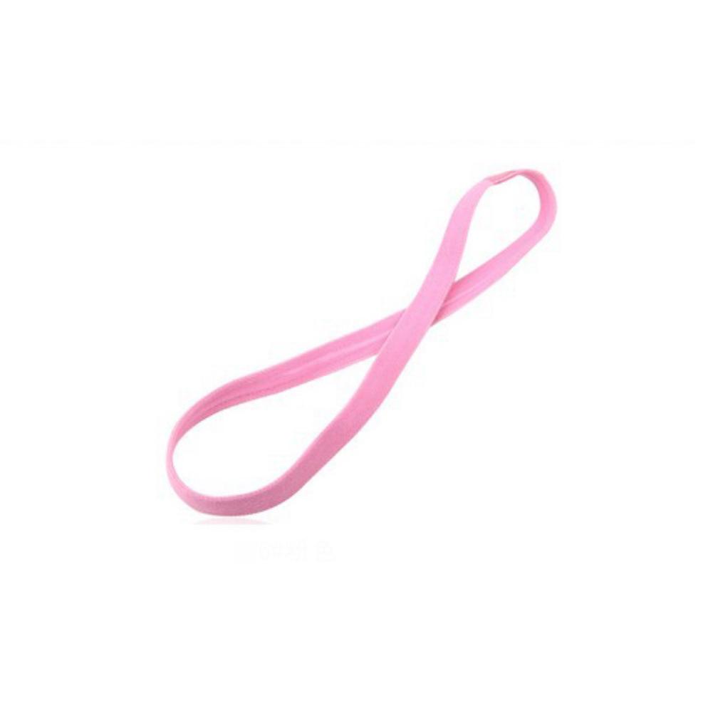 Yousheng Sports Gym Løpehår Elastisk bånd Candy Color Pannebånd Kvinner Anti-skli Yoga
