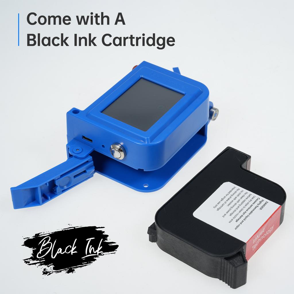 Mini Handheld Inkjet Printer with 2.4 Inch Touchscreen Intelligent Barcode Printer Support Logo